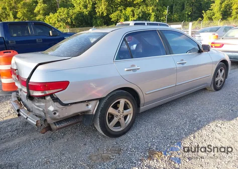 2004 Honda Accord 2.4 Ex из США, поврежденный, VIN 1HGCM56894A004545